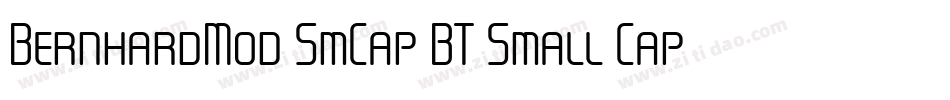 BernhardMod SmCap BT Small Cap字体转换